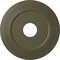 Ekena Millwork Adonis Ceiling Medallion (Fits Canopies up to 10 1/4"), 16 1/8"OD x 3 5/8"ID x 1"P, Painted Turtle CM16ADPTF - alternate 1
